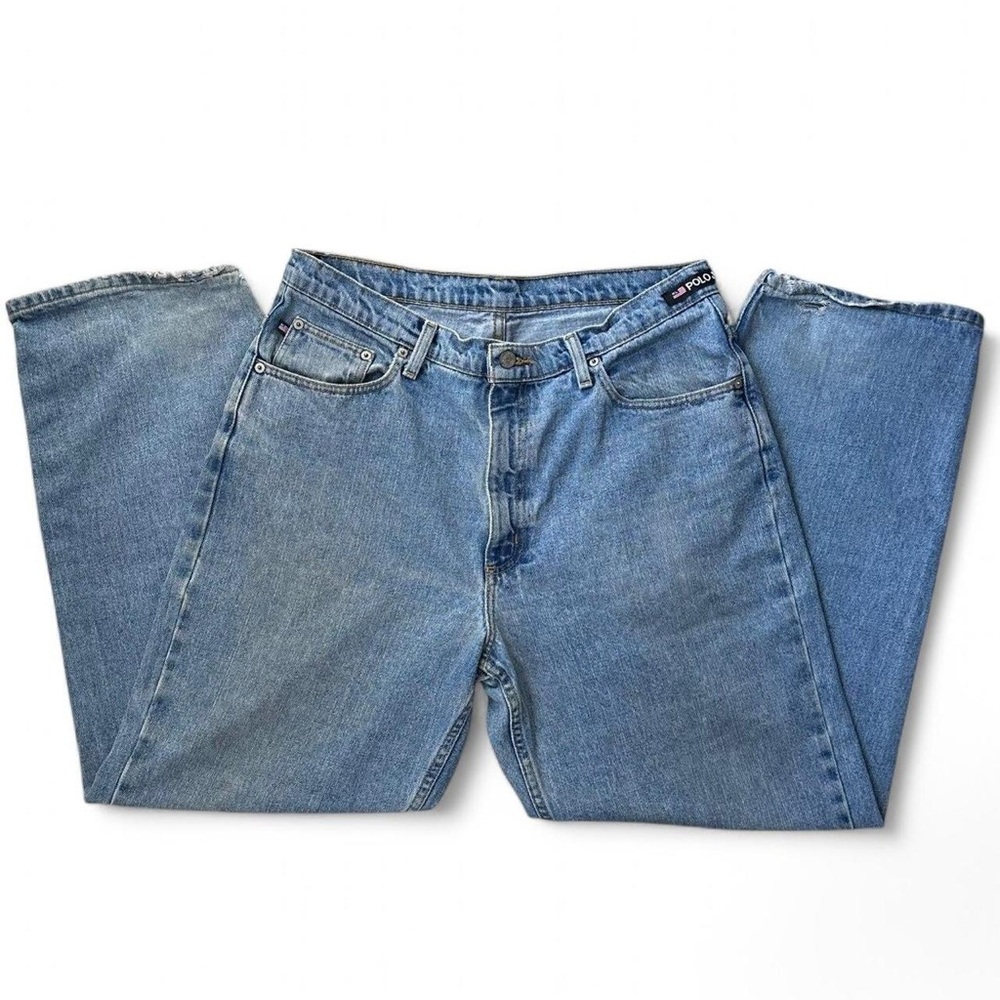 Vintage Ralph Lauren Polo Jeans Co wide leg baggy loose fit jeans
